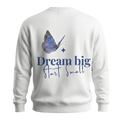 Sweater Dream Big - Wit (Unisex)