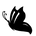 Zwart Eclypse logo met vlinder-icoon op een transparante achtergrond